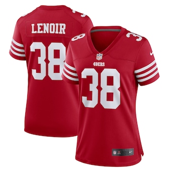 womens nike deommodore lenoir scarlet san francisco 49ers ga